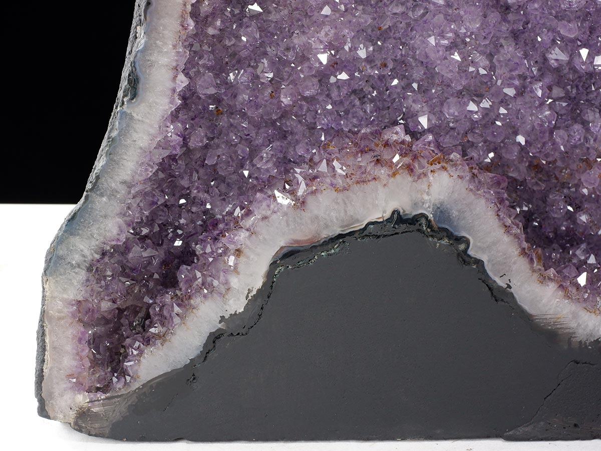 アメジストドーム 19.6kg ブラジル産 amethyst アメジスト ドーム 原石 ジオード 置物 一点物 174-2477
