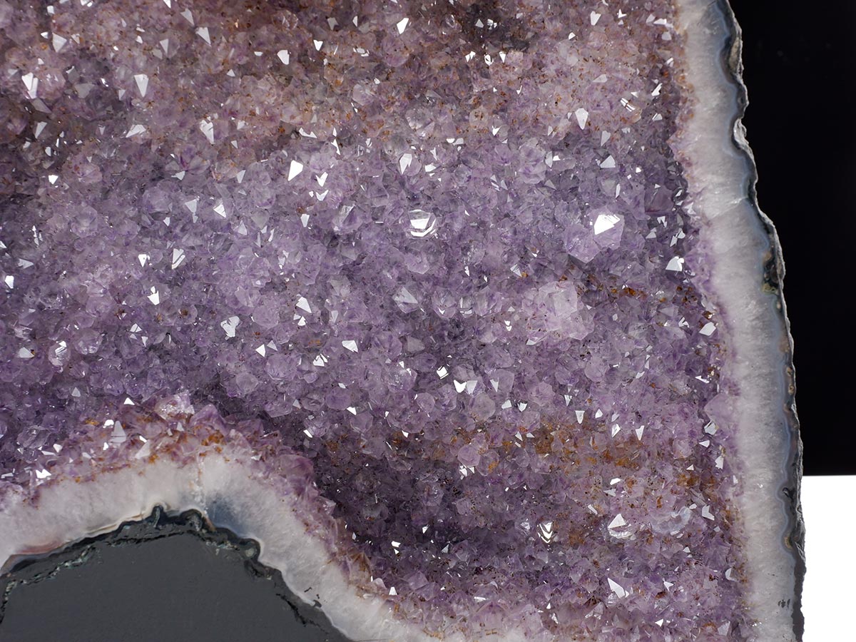 アメジストドーム 19.6kg ブラジル産 amethyst アメジスト ドーム 原石 ジオード 置物 一点物 174-2477