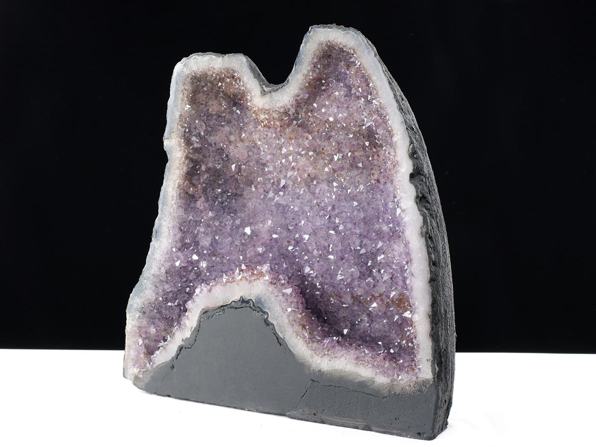 アメジストドーム 19.6kg ブラジル産 amethyst アメジスト ドーム 原石 ジオード 置物 一点物 174-2477
