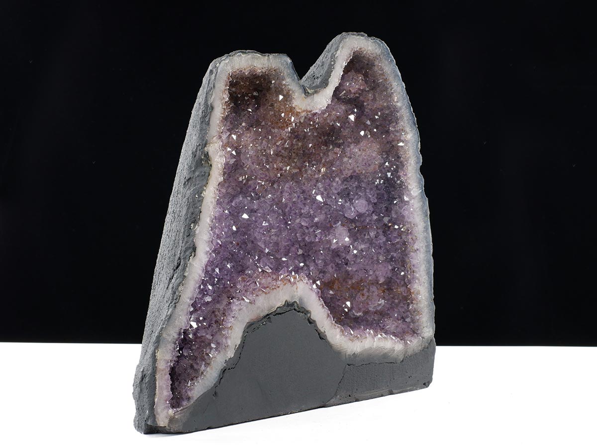 アメジストドーム 19.6kg ブラジル産 amethyst アメジスト ドーム 原石 ジオード 置物 一点物 174-2477