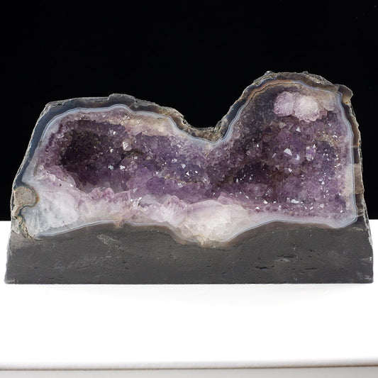 アメジストドーム 7.8kg ブラジル産 amethyst アメジスト ドーム 原石 ジオード 置物 一点物 174-2478