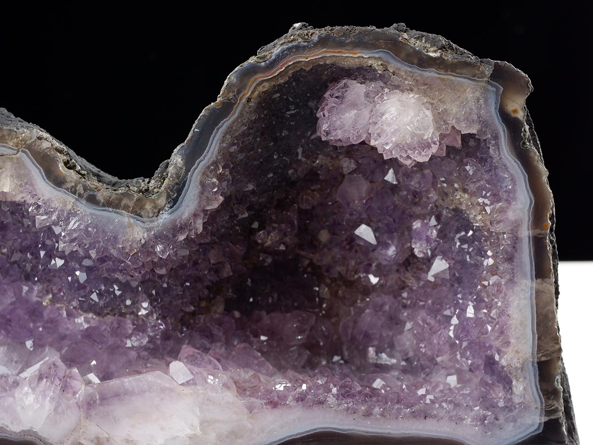 アメジストドーム 7.8kg ブラジル産 amethyst アメジスト ドーム 原石 ジオード 置物 一点物 174-2478