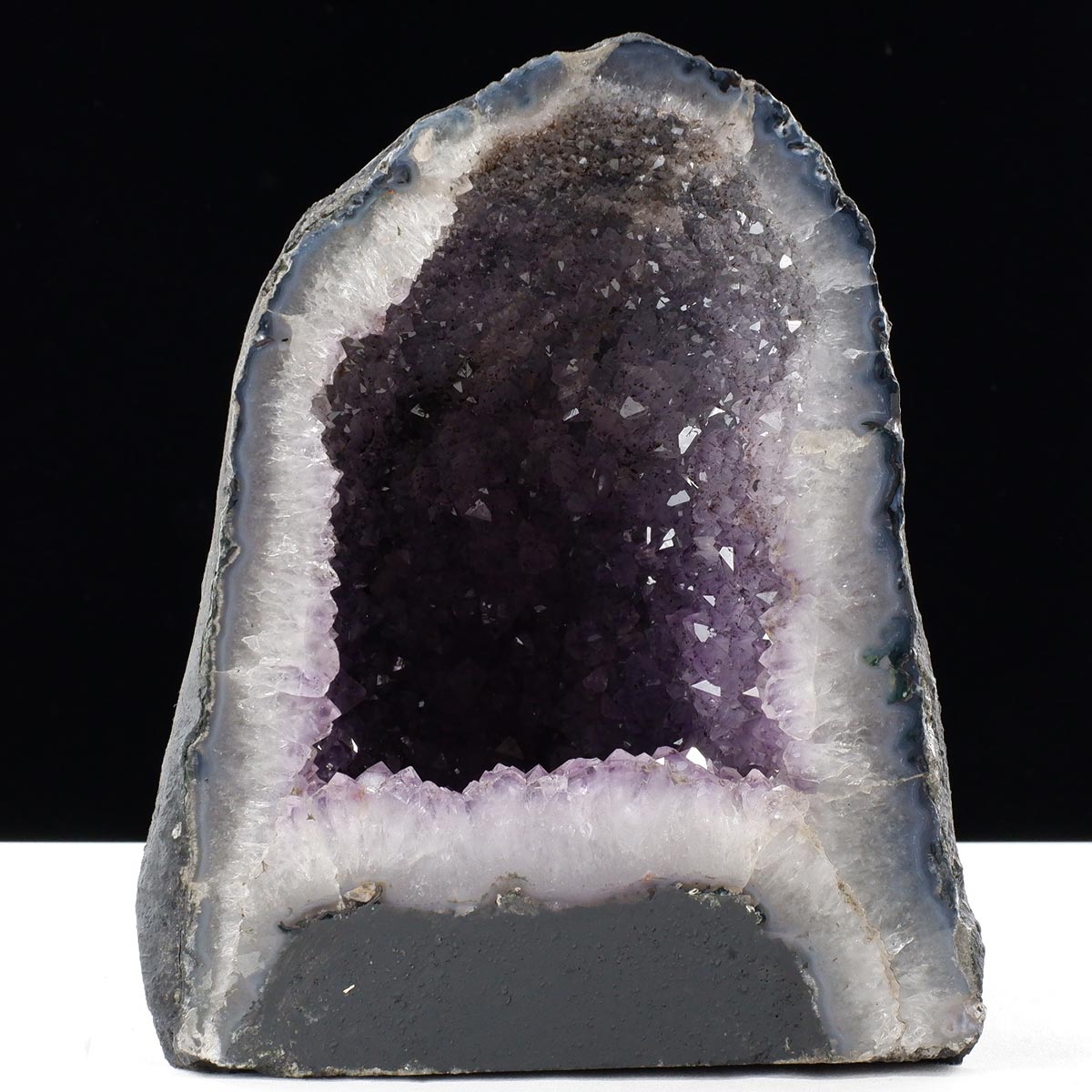 アメジストドーム 9.8kg ブラジル産 amethyst アメジスト ドーム 原石 ジオード 置物 一点物 174-2479