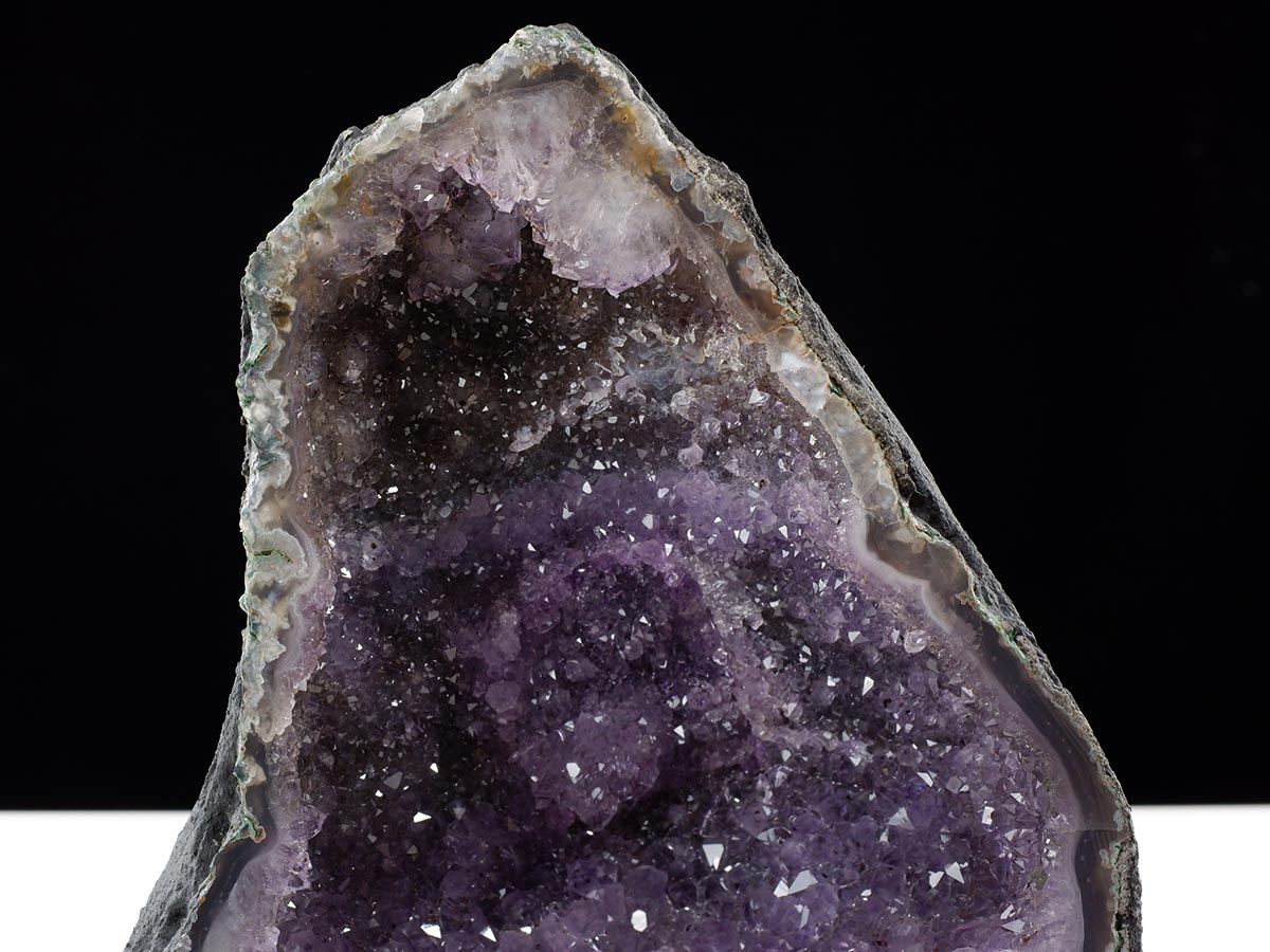 アメジストドーム 4.3kg ブラジル産 amethyst アメジスト ドーム 原石 ジオード 置物 一点物 174-2480