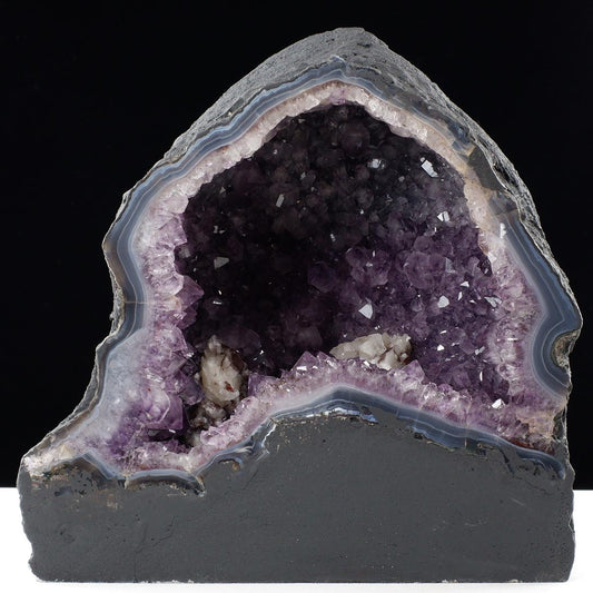 アメジストドーム 17kg ブラジル産 amethyst アメジスト ドーム 原石 ジオード 置物 一点物 174-2481