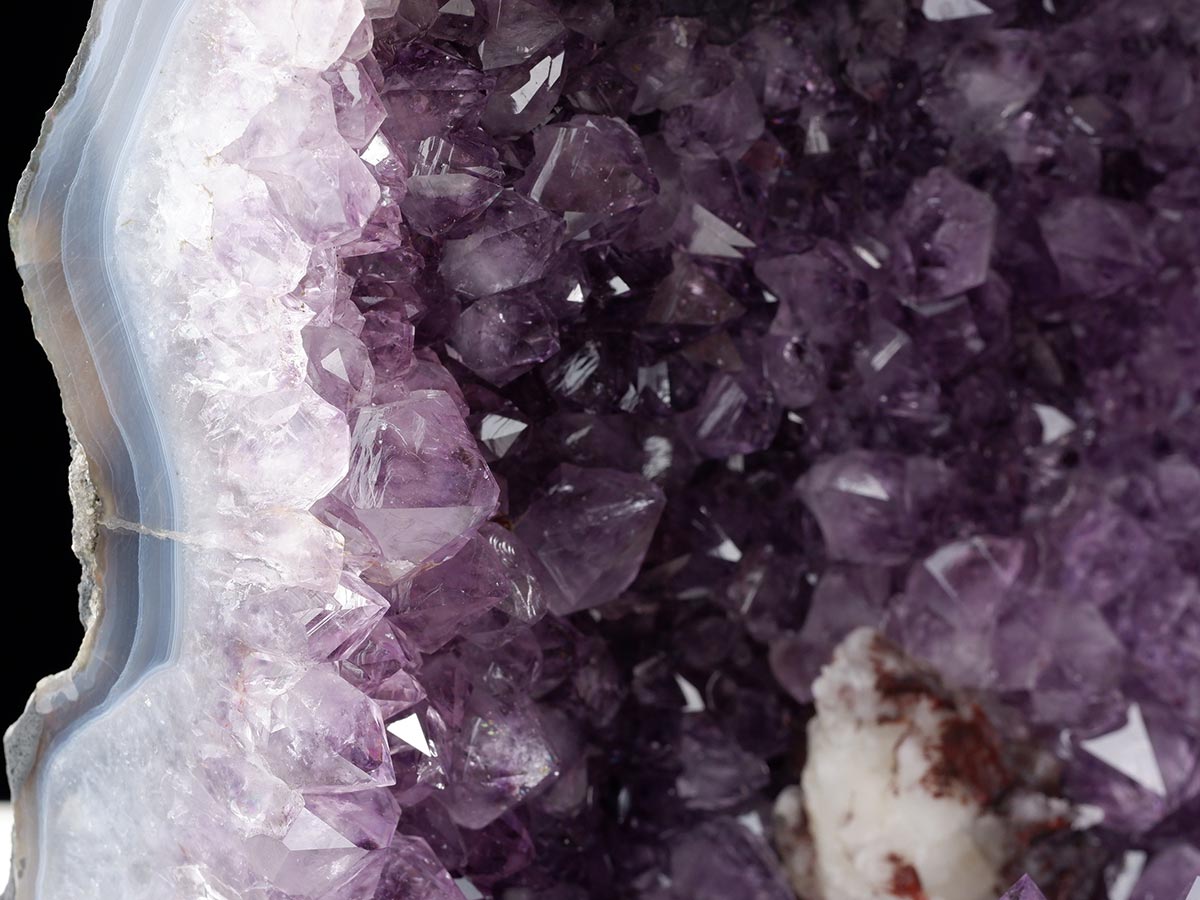 アメジストドーム 17kg ブラジル産 amethyst アメジスト ドーム 原石 ジオード 置物 一点物 174-2481