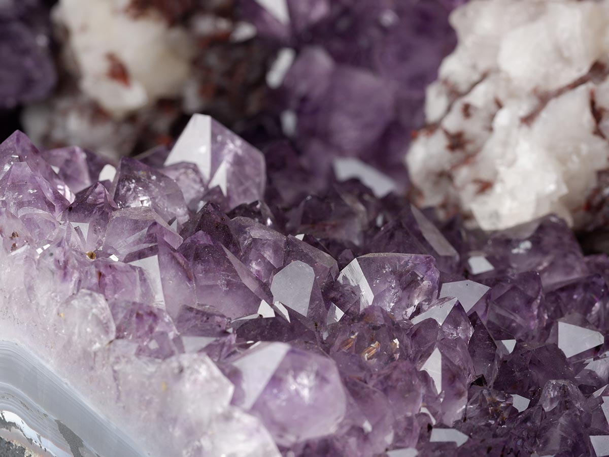 アメジストドーム 17kg ブラジル産 amethyst アメジスト ドーム 原石 ジオード 置物 一点物 174-2481