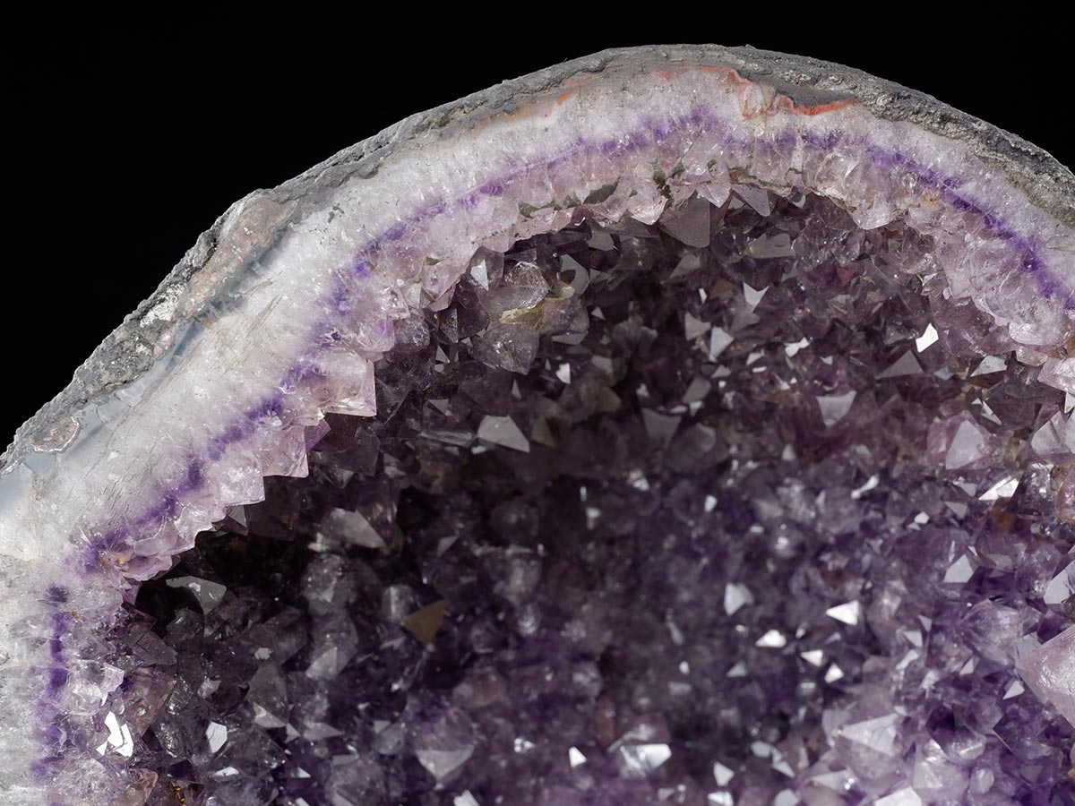 アメジストドーム 21kg ブラジル産 amethyst アメジスト ドーム 原石 ジオード 置物 一点物 174-2484