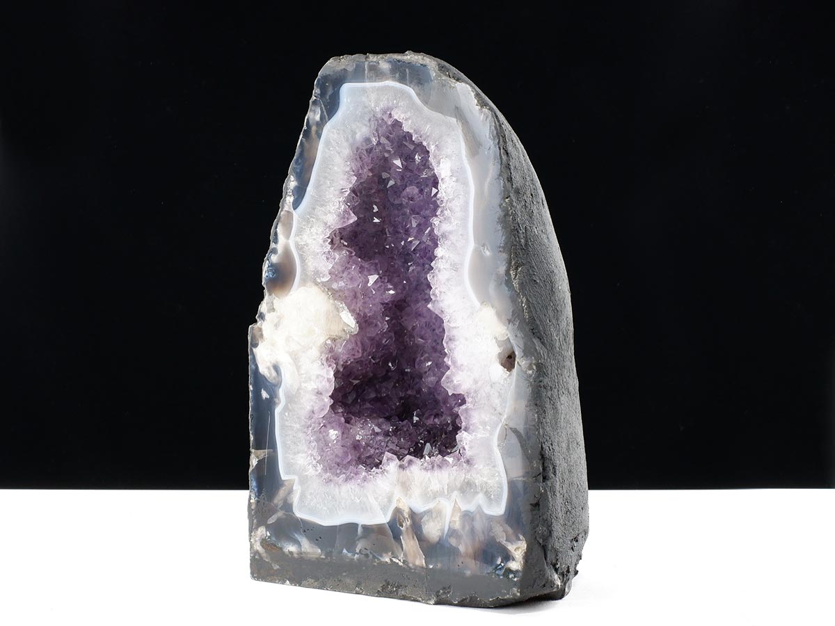 アメジストドーム 16.5kg ブラジル産 amethyst アメジスト ドーム 原石 ジオード 置物 一点物 174-2485