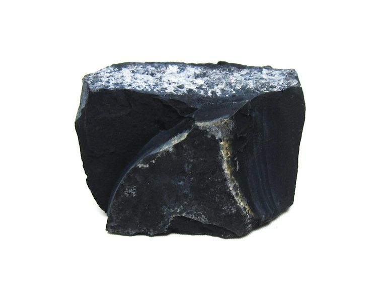 ブラックシリカ 原石一点物 181-4098