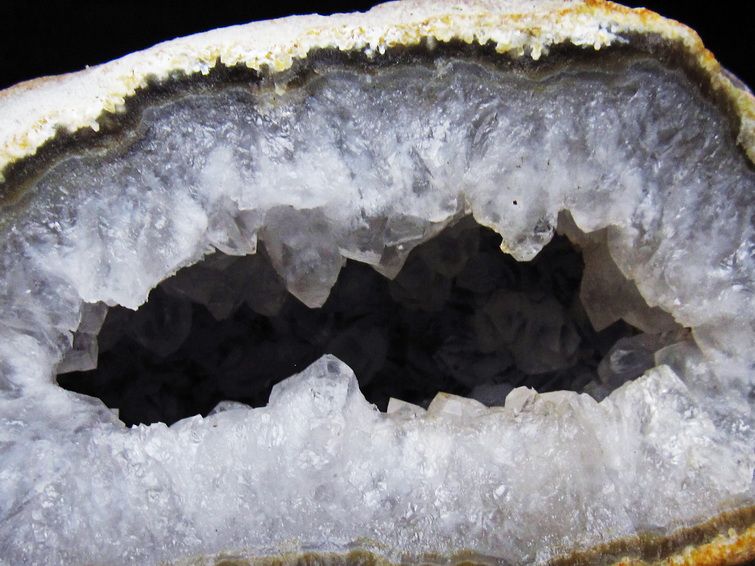 1.1Kg アゲート ジオード 原石 置物 台座付属 瑪瑙 メノウ 晶洞 一点物