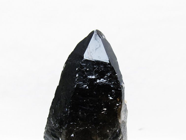 モリオン 黒水晶 原石 山東省産 台座付属 一点物 181-4474