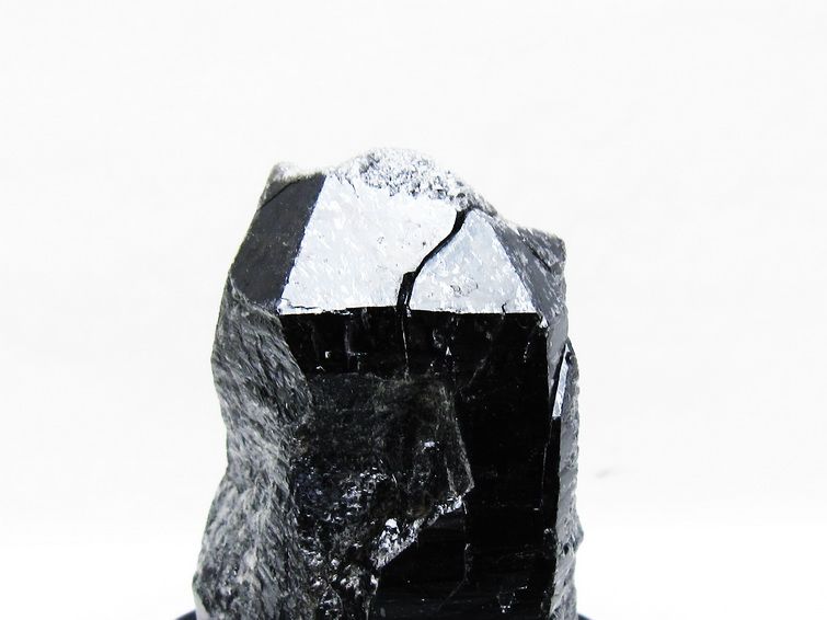 モリオン 黒水晶 原石 山東省産 台座付属 一点物 181-4476