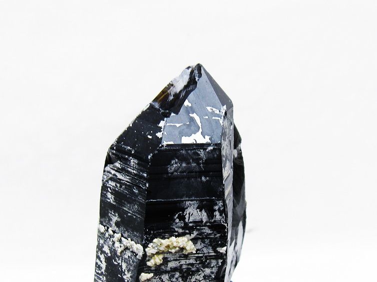 モリオン 黒水晶 原石 山東省産 台座付属 一点物 181-4478