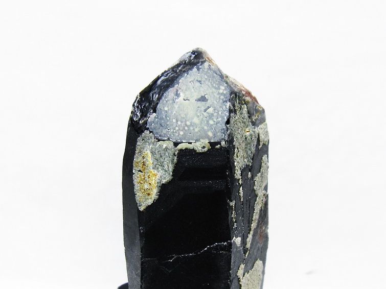 モリオン 黒水晶 原石 山東省産 台座付属 一点物 181-4479