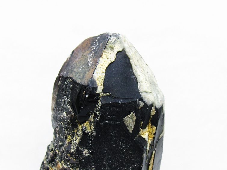 モリオン 黒水晶 原石 山東省産 台座付属 一点物 181-4481