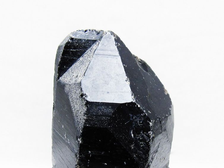 モリオン 黒水晶 原石 山東省産 台座付属 一点物 181-4484