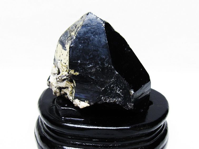 モリオン 原石 黒水晶 原石 山東省産 台座付属 一点物 181-4489