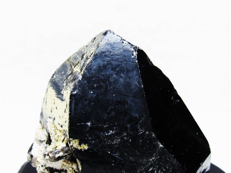 モリオン 原石 黒水晶 原石 山東省産 台座付属 一点物 181-4489