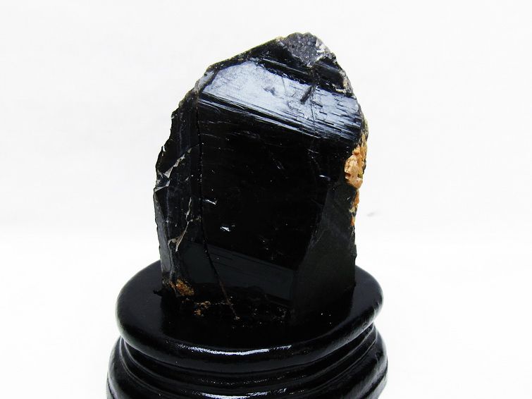 モリオン 原石 黒水晶 原石 山東省産 台座付属 一点物 181-4495