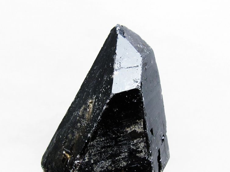 1.2Kg モリオン 原石 黒水晶 原石 山東省産 台座付属 一点物 181-4503