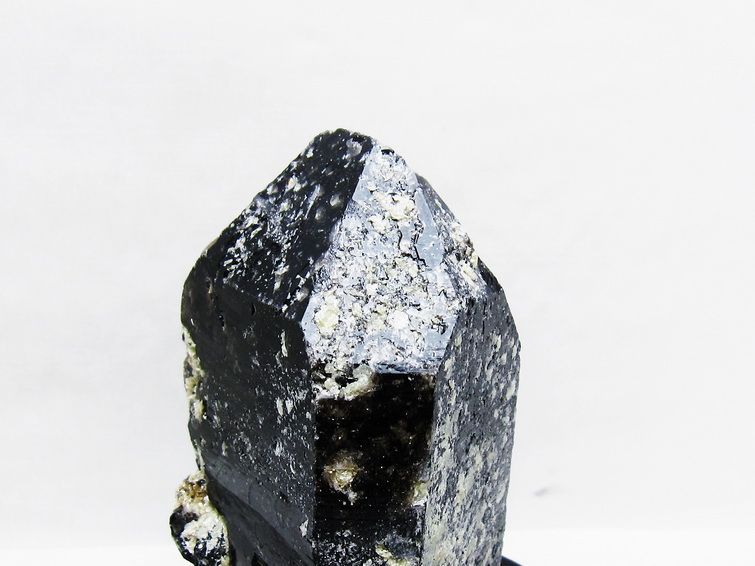 黒水晶 原石 モリオン 原石 山東省産 台座付属 一点物 181-4512