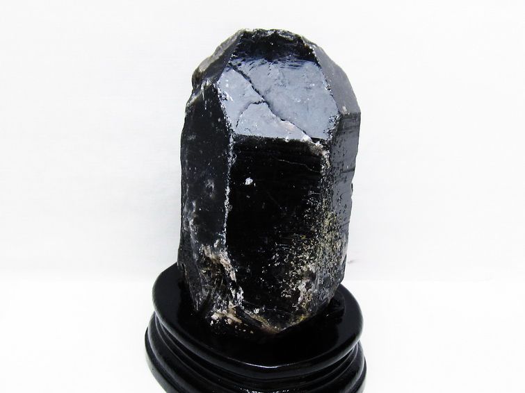 1.6Kg 黒水晶 原石 モリオン 原石 山東省産 台座付属 一点物 181-4517