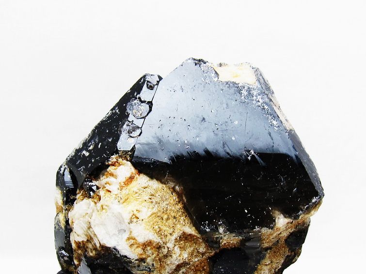 1.5Kg 黒水晶 原石 モリオン 原石 山東省産 台座付属 一点物 181-4519