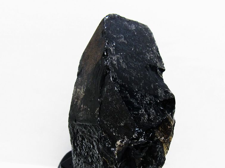 1.3Kg 黒水晶 原石 モリオン 原石 山東省産 台座付属 一点物 181-4522