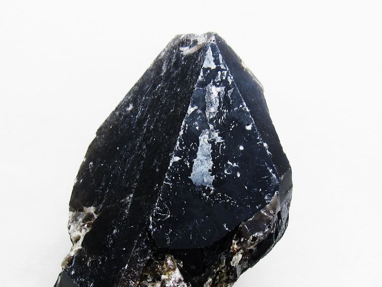 1.6Kg 黒水晶 原石 モリオン 原石 山東省産 台座付属 一点物 181-4523