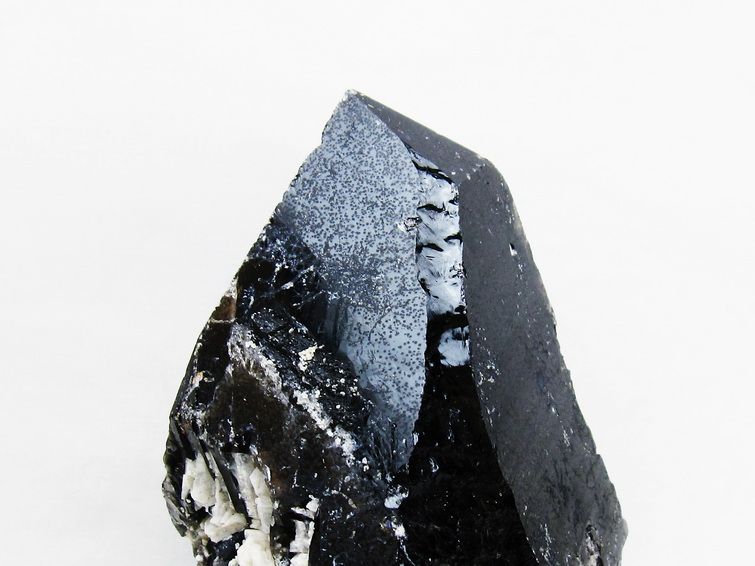 1.7Kg 黒水晶 原石 モリオン 原石 山東省産 台座付属 一点物 181-4524
