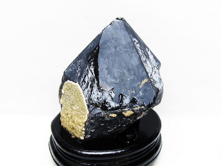 1.5Kg 黒水晶 原石 モリオン 原石 山東省産 台座付属 一点物 181-4525