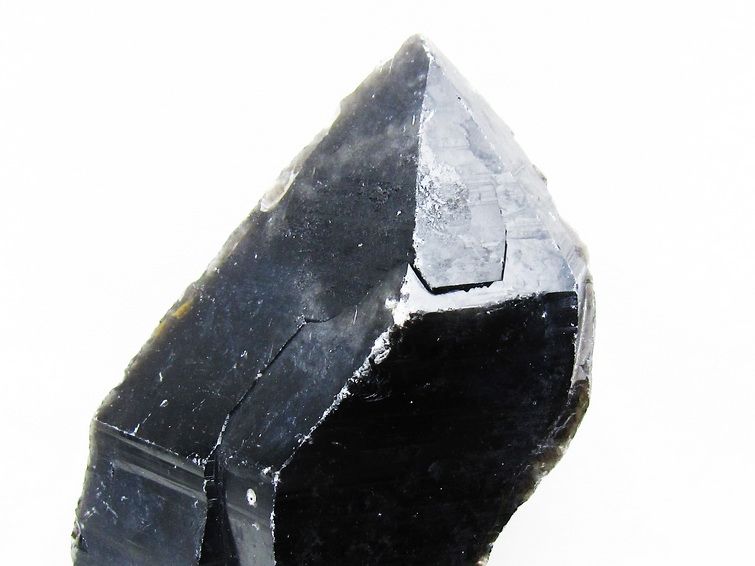 1.1Kg 黒水晶 原石 モリオン 原石 山東省産 台座付属 一点物 181-4543