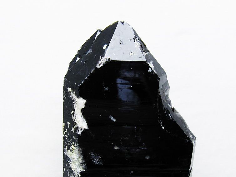 1.3Kg 黒水晶 原石 モリオン 原石 山東省産 台座付属 一点物 181-4546