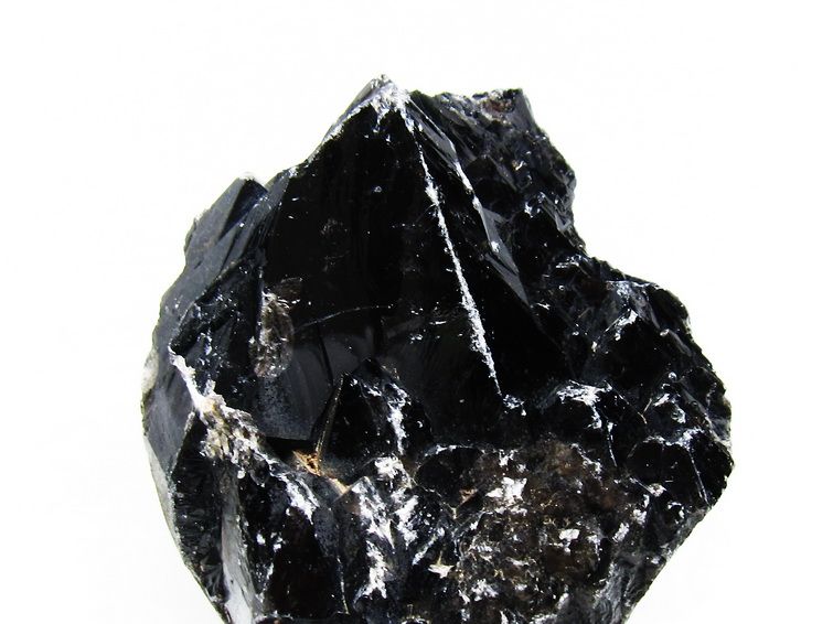 1.3Kg 黒水晶 原石 モリオン 原石 山東省産 台座付属 一点物 181-4547