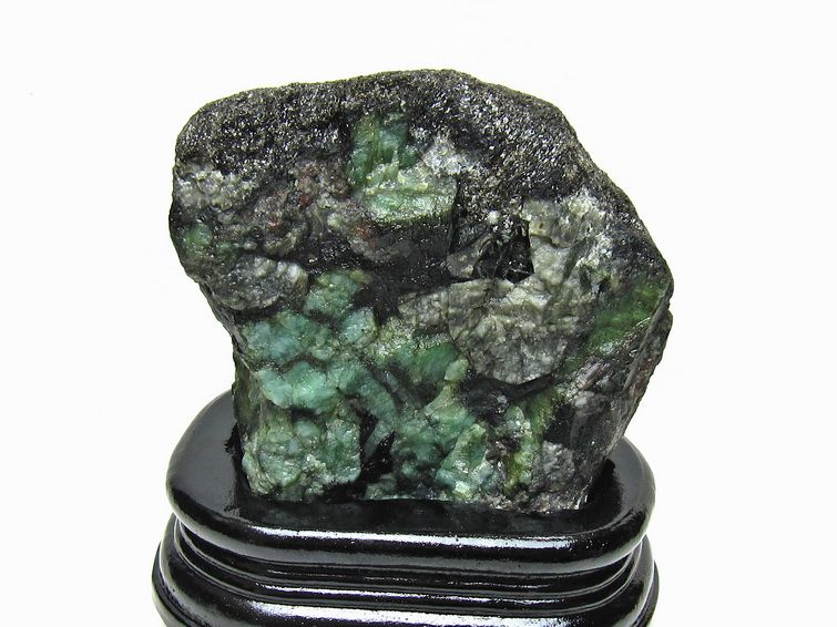 1Kg エメラルド 原石 台座付属 一点物 181-4677