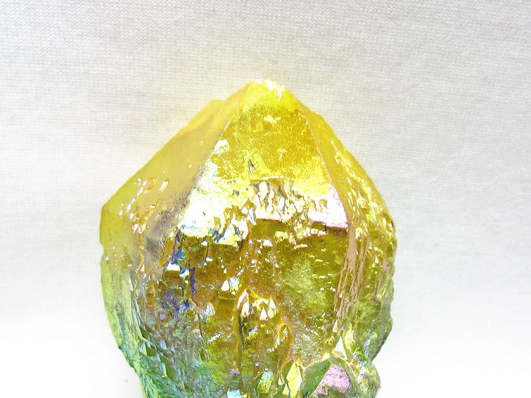 オーラクリスタル 原石 マルチカラー エレスチャル オーラ水晶 一点物 181-4707