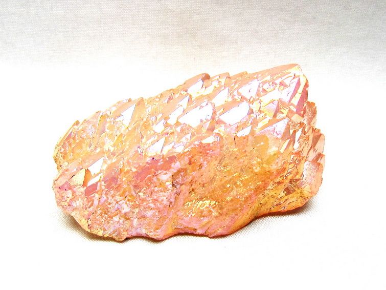 オーラクリスタル 原石 ローズピンク エレスチャル オーラ水晶 一点物181-4710