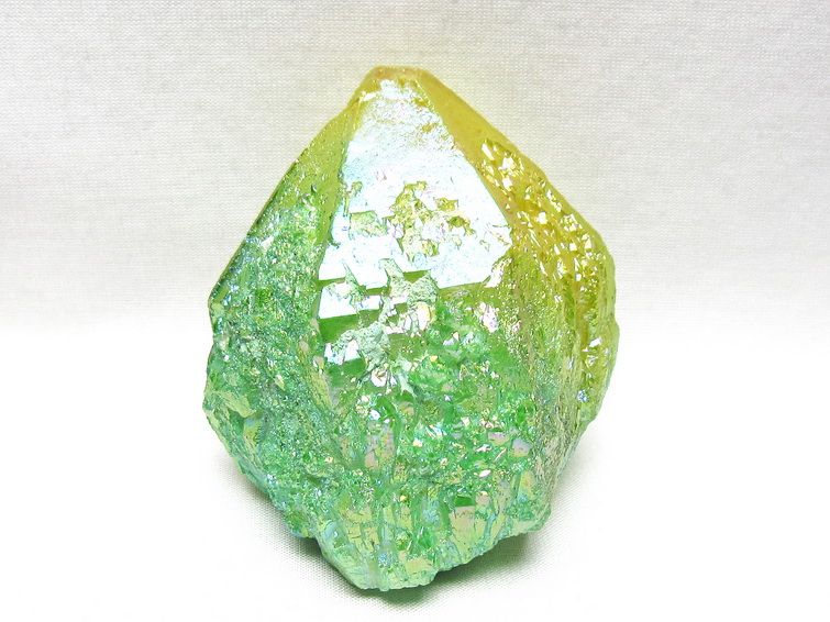 オーラクリスタル 原石 マルチカラー エレスチャル オーラ水晶 一点物181-4715