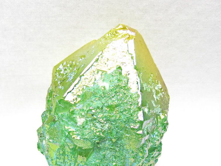 オーラクリスタル 原石 マルチカラー エレスチャル オーラ水晶 一点物181-4715