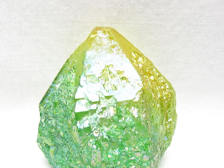 オーラクリスタル 原石 マルチカラー エレスチャル オーラ水晶 一点物181-4715