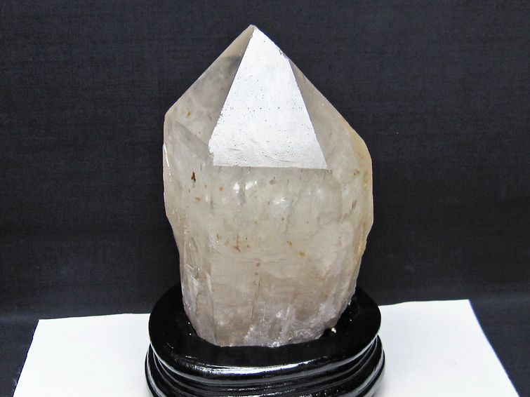 2Kg 水晶 原石 エレスチャル 台座付属 一点物 181-5608