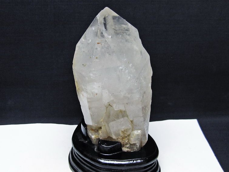 1.4Kg 水晶 原石 台座付属 一点物 181-5610