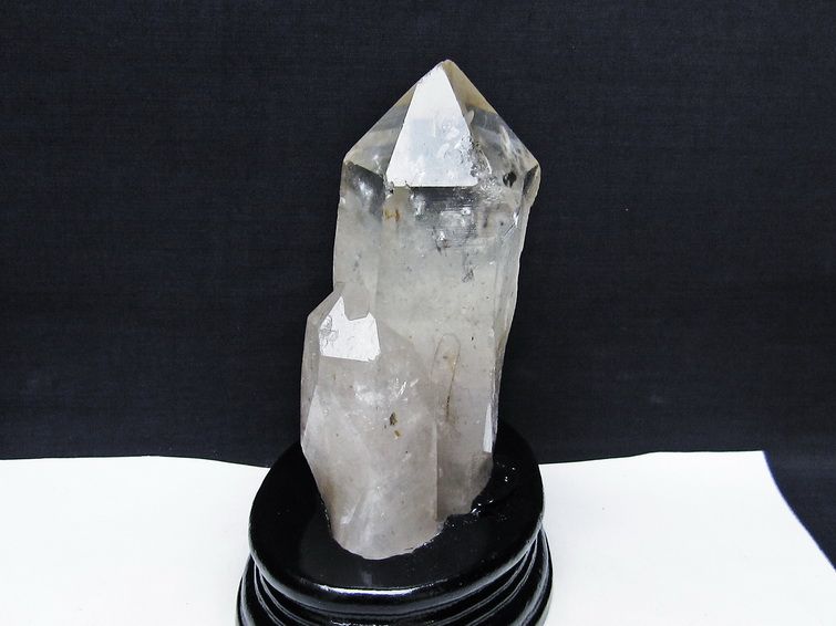 水晶 原石 虹入り 台座付属 一点物 181-5626