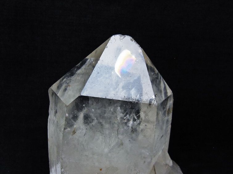 水晶 原石 虹入り 台座付属 一点物 181-5626