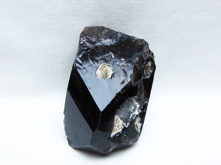 黒水晶 原石 モリオン 原石 山東省産  一点物 181-5671