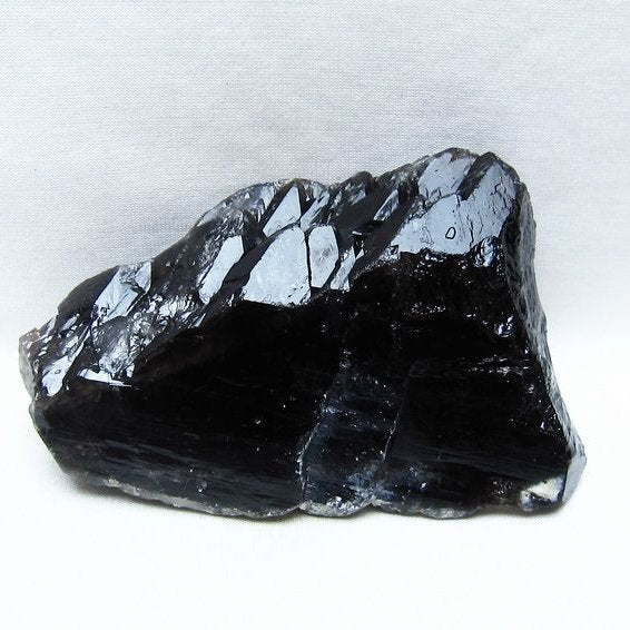黒水晶 原石 モリオン 原石 山東省産  一点物 181-5672
