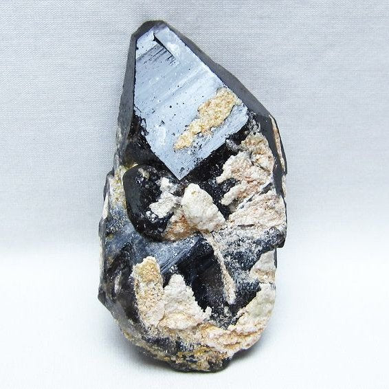 黒水晶 原石 モリオン 原石 山東省産  一点物 181-5677