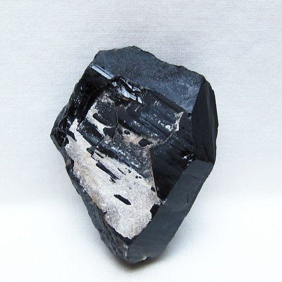 黒水晶 原石 モリオン 原石 山東省産  一点物 181-5687