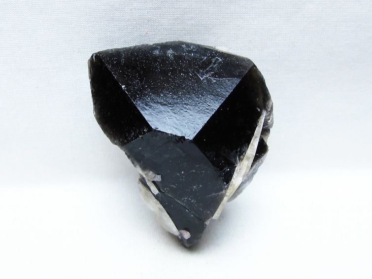 黒水晶 原石 山東省産 モリオン 原石 カルサイト付き 一点物 181-5693